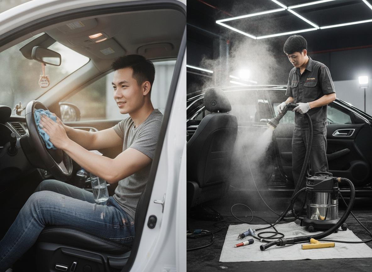 Vệ Sinh Nội Thất Ô Tô: Giải Pháp Toàn Diện Cho Không Gian Sạch